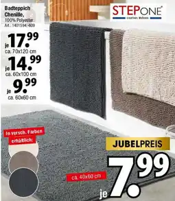 Zurbrüggen STEP ONE Badteppich Chenille Angebot