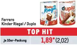 METRO Ferrero Kinder Riegel / Duplo Angebot