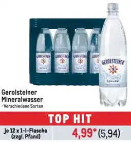 METRO Gerolsteiner Mineralwasser Angebot