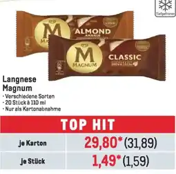 METRO Langnese Magnum Angebot