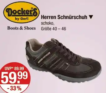 V Markt Dockers by gerli herren schnürschuh Angebot