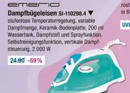 V Markt Emerio dampfbügeleisen si-110298.4 Angebot