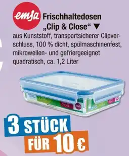 V Markt Emsa frischhaltedosen „clip & close“ Angebot