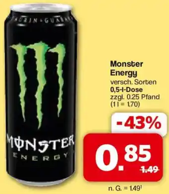 Famila Nord West Monster Energy Angebot