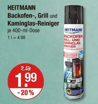 V Markt Heitmann backofen-, grill und kaminglas-reiniger Angebot