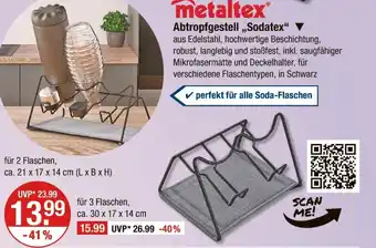 V Markt Metaltex abtropfgestell sodatex Angebot