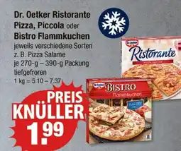 V Markt Dr. oetker ristorante pizza, piccola oder bistro flammkuchen Angebot