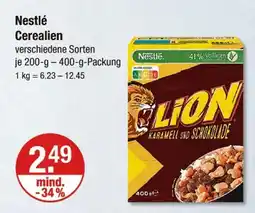 V Markt Nestlé cerealien Angebot