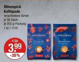 V Markt Mövenpick kaffeepads Angebot