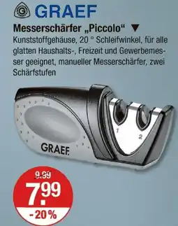 V Markt Graef messerschärfer piccolo Angebot