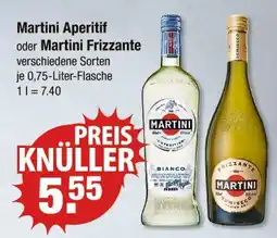 V Markt Martini aperitif oder frizzante Angebot