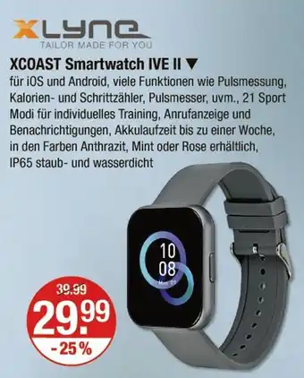 V Markt Xlyne xcoast smartwatch ive ii Angebot