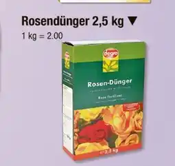 V Markt Degro rosendünger Angebot