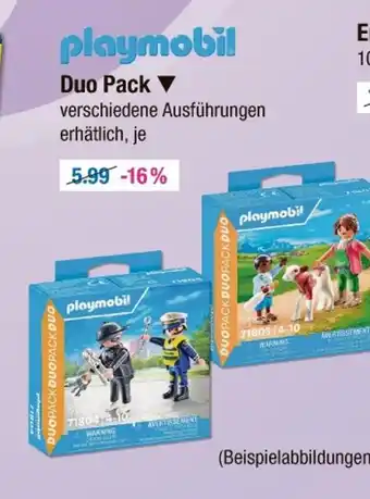 V Markt Playmobil duo pack Angebot