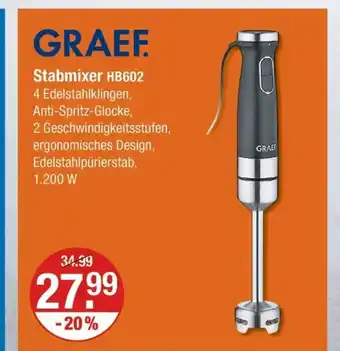 V Markt Graef stabmixer hb602 Angebot