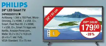 V Markt Philips 24 led smart tv Angebot