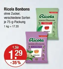 V Markt Ricola bonbons Angebot