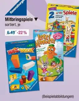 V Markt Ravensburger mitbringspiele Angebot