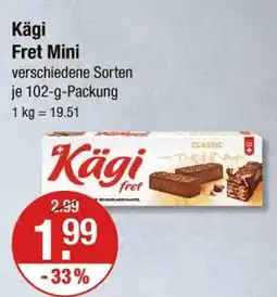 V Markt Kägi fret mini Angebot