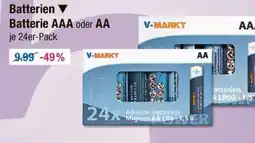 V Markt V-markt batterien batterie aaa oder aa Angebot