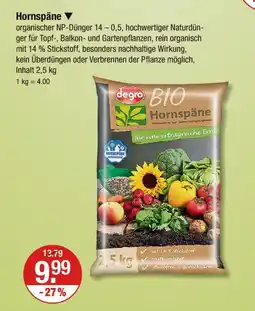 V Markt Degro hornspäne Angebot