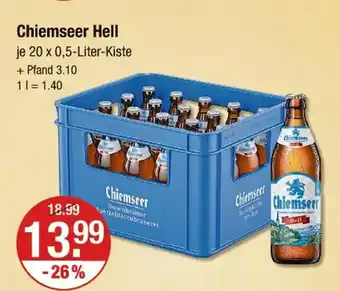 V Markt Chiemseer chiemseer hell Angebot