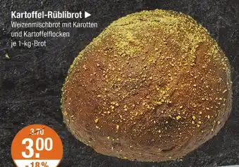 V Markt Kartoffel-rüblibrot Angebot