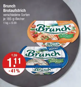 V Markt Brunch brotaufstrich Angebot