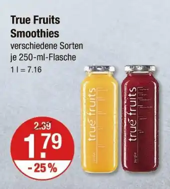 V Markt True fruits smoothies Angebot