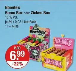 V Markt Boente's boom box oder zicken box Angebot