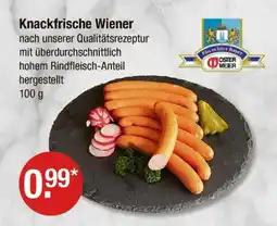 V Markt Ostermeier knackfrische wiener Angebot