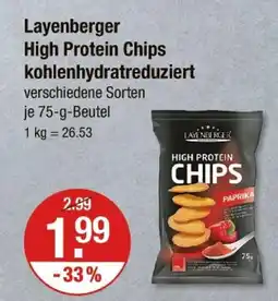 V Markt Layenberger high protein chips kohlenhydratreduziert Angebot