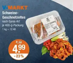 V Markt V-markt schweine-geschnetzeltes Angebot