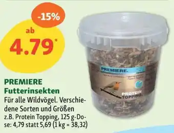 Fressnapf PREMIERE Futterinsekten Angebot