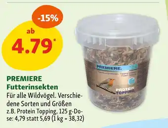 Fressnapf Premiere futterinsekten Angebot