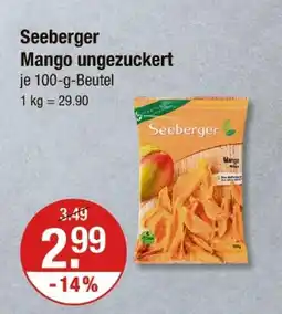 V Markt Seeberger mango ungezuckert Angebot