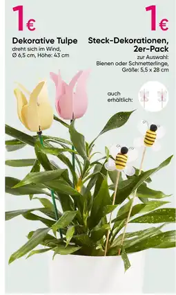 PEPCO Dekorative tulpe oder steck-dekorationen Angebot