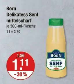 V Markt Born delikatess senf mittelscharf Angebot