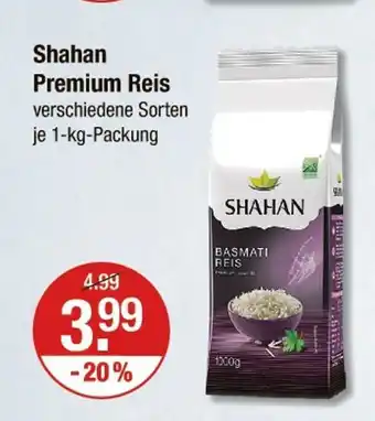 V Markt Shahan premium reis Angebot