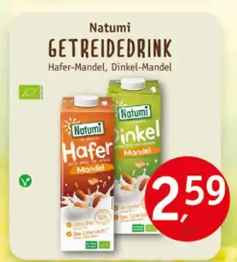 Erdkorn Biomarkt Natumi hafer-mandel oder dinkel-mandel Angebot