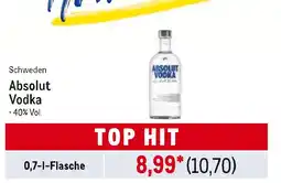 METRO Absolut vodka Angebot