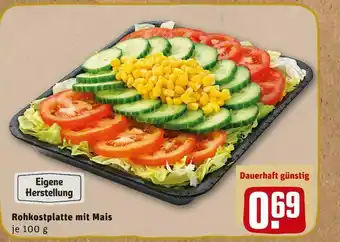 REWE Rohkostplatte mit mais Angebot