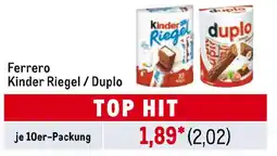 METRO Ferrero kinder riegel / duplo Angebot