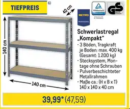 METRO Schwerlastregal „kompakt“ Angebot