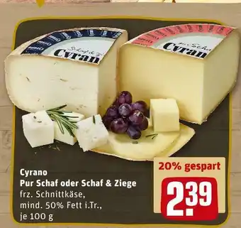 REWE Cyrano pur schaf oder schaf & ziege Angebot