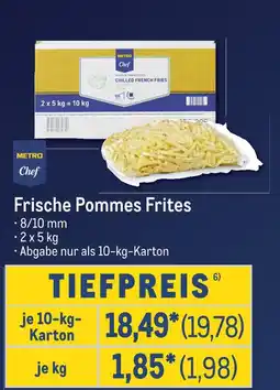 METRO Metro chef frische pommes frites Angebot