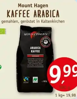 Erdkorn Biomarkt Mount Hagen KAFFEE ARABICA Angebot