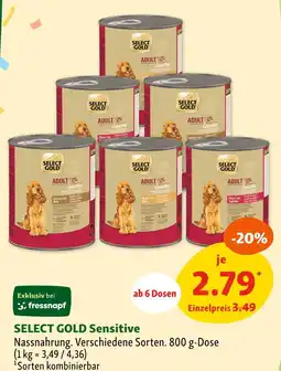 Fressnapf Select gold sensitive Angebot