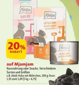 Fressnapf Mjamjam 20% rabatt Angebot