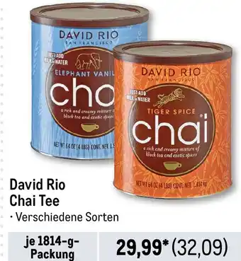 METRO DAVID RIO Chai Tee Angebot